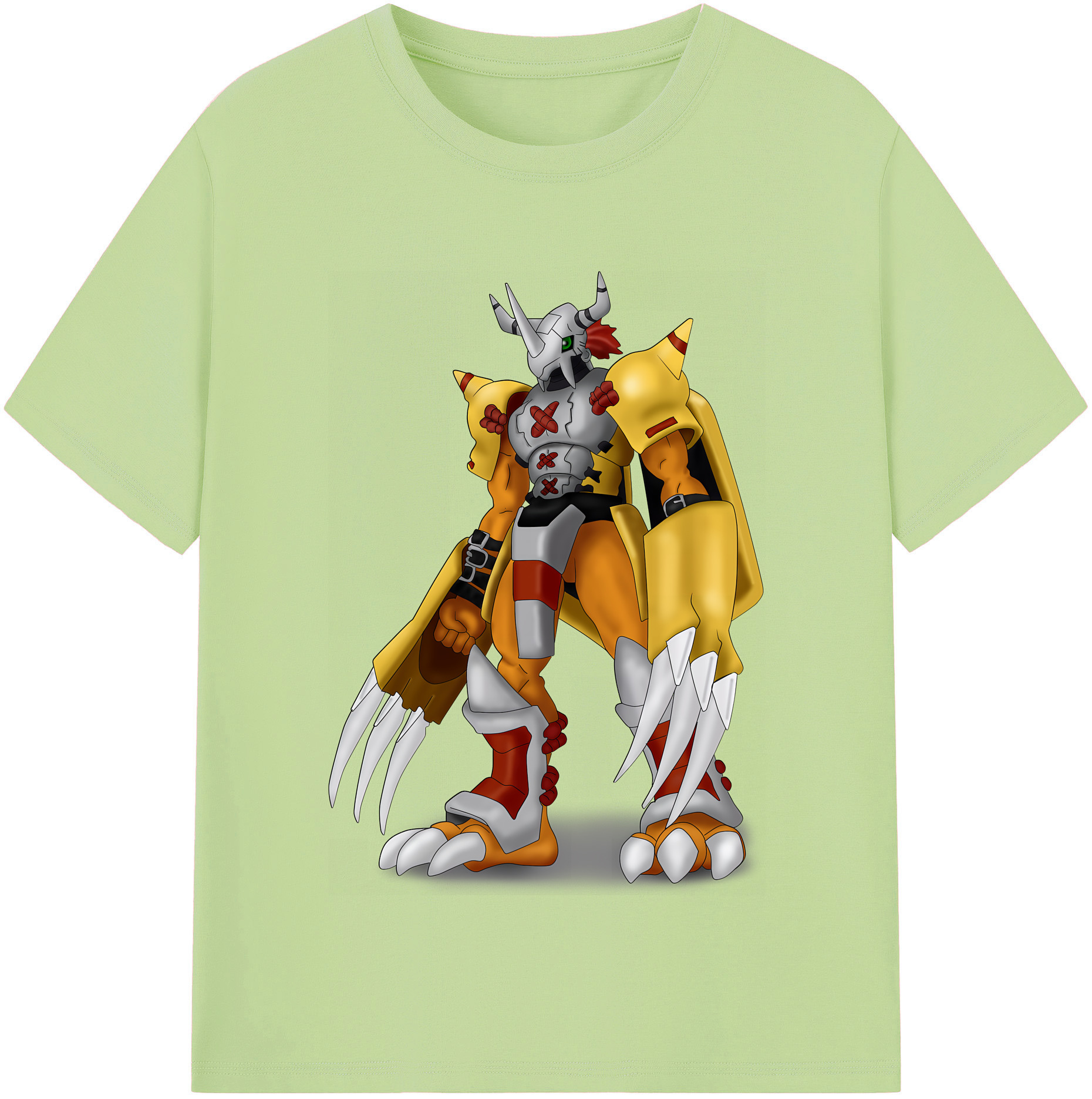 （画像用） Digimon デジタルモンスター/デジモン 綿100％半袖Tシャツ（フロントプリント）